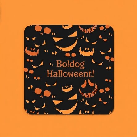 Személyre szabott üvegtartó szöveggel - Halloween