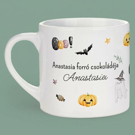 Személyre szabott bögrék gyerekeknek üzenettel - Halloween