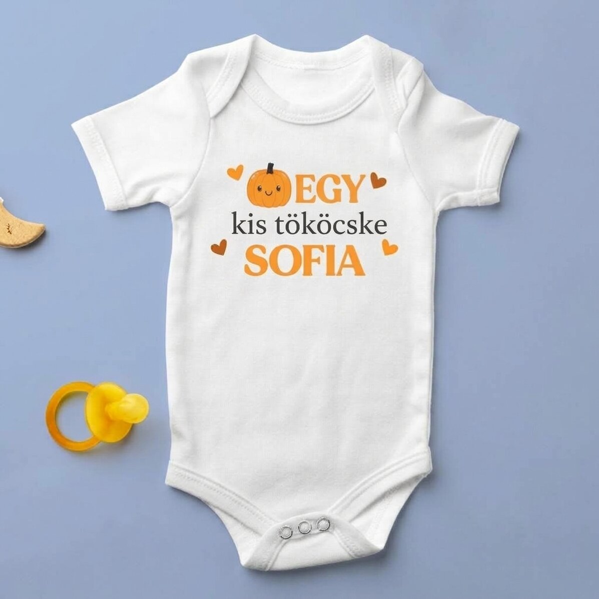 Személyre szabott baba body szöveggel - Egy kis tök