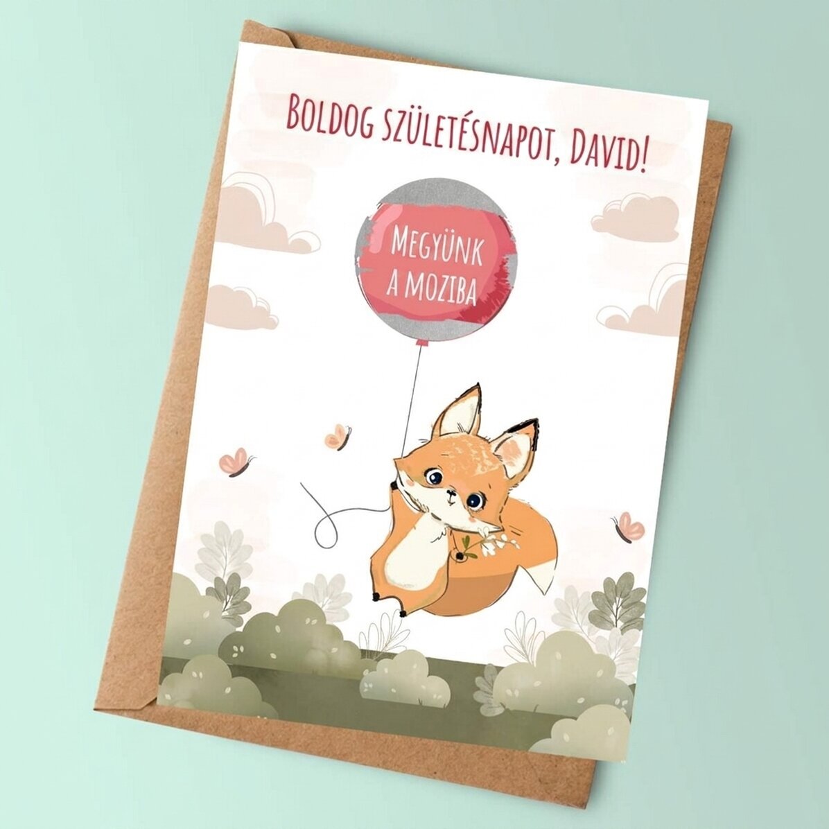 Személyre szabott kaparós sorsjegy üzenettel gyerekeknek - Születésnap