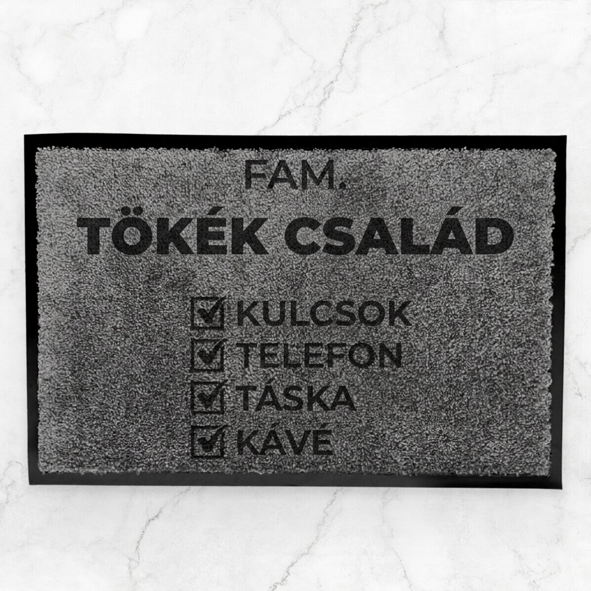 Személyre szabott beltéri bejárati szőnyeg - Lista