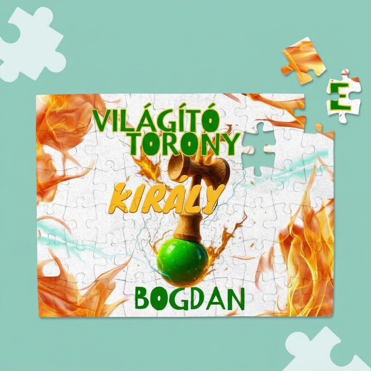 Személyre szabott puzzle gyerekeknek - A világítótorony királya