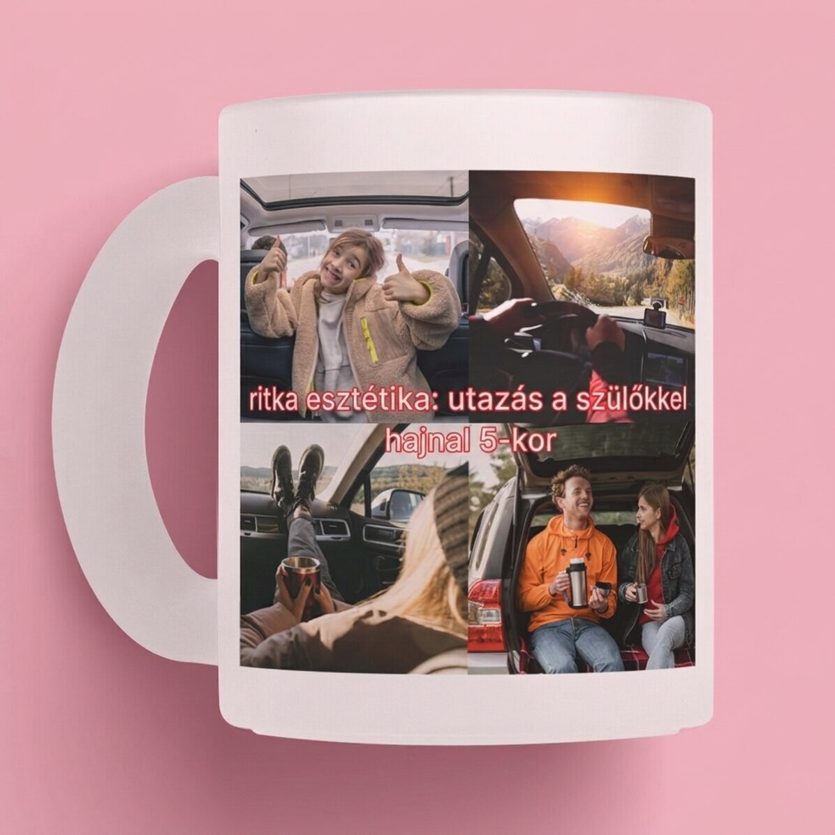 Személyre szabott bögre fotókkal és szöveggel - Ritka esztétika