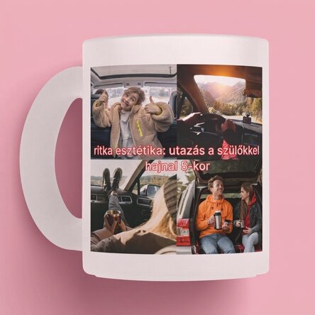 Személyre szabott bögre fotókkal és szöveggel - Ritka esztétika