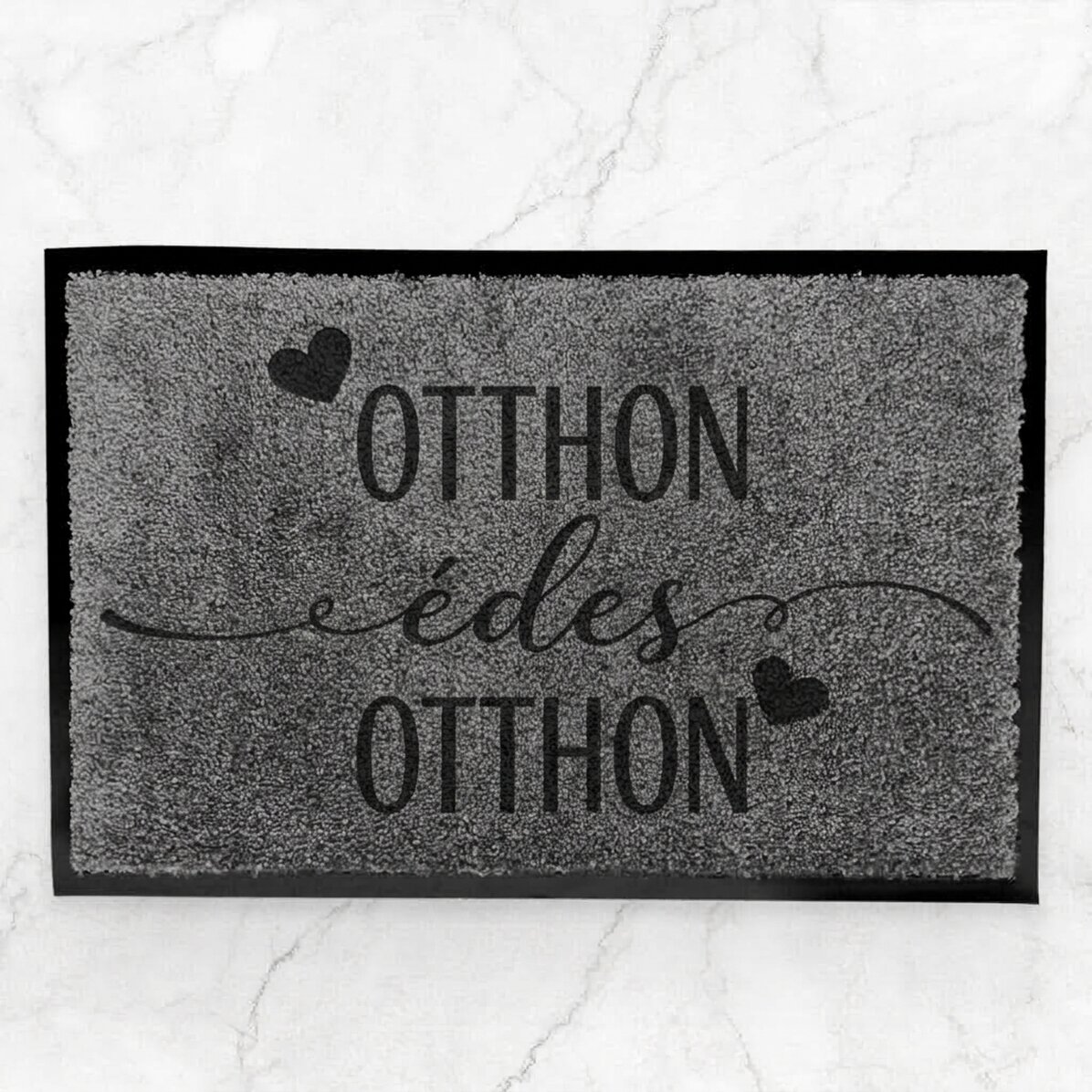 Személyre szabott beltéri lábtörlő szöveggel - Otthon, édes otthon