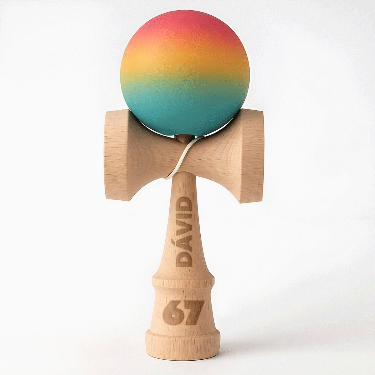 Személyre szabott kendama névvel - 67 Six Seven