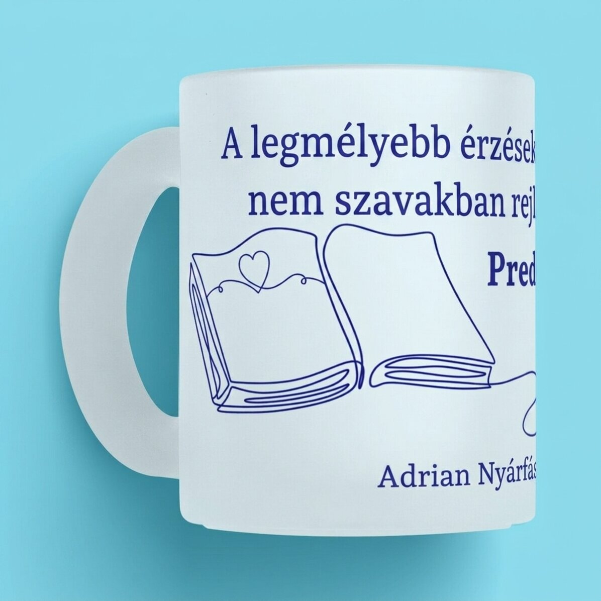 Személyre szabott, felirattal ellátott bögre tanároknak