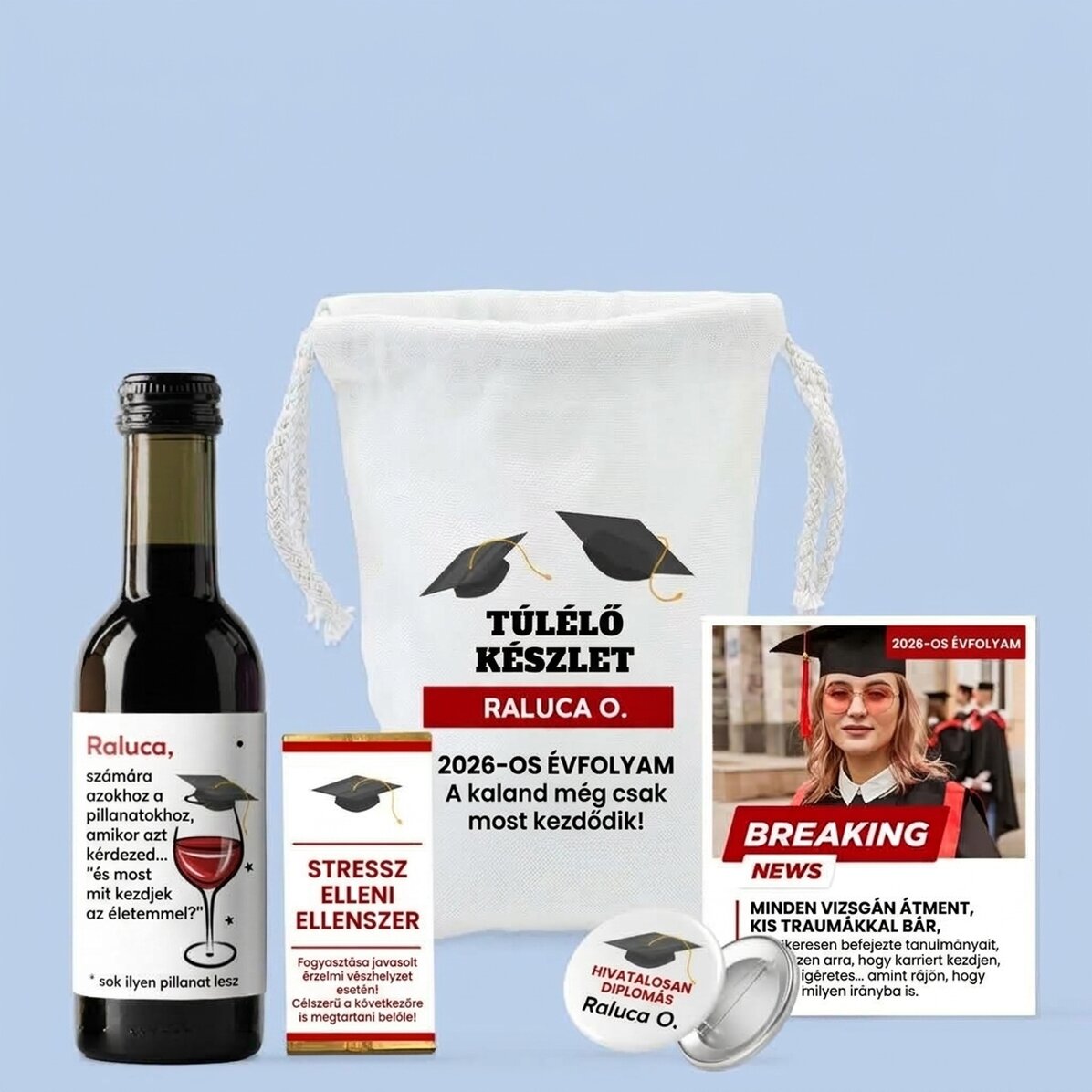 Ajándékkészlet – Túlélőcsomag végzősöknek
