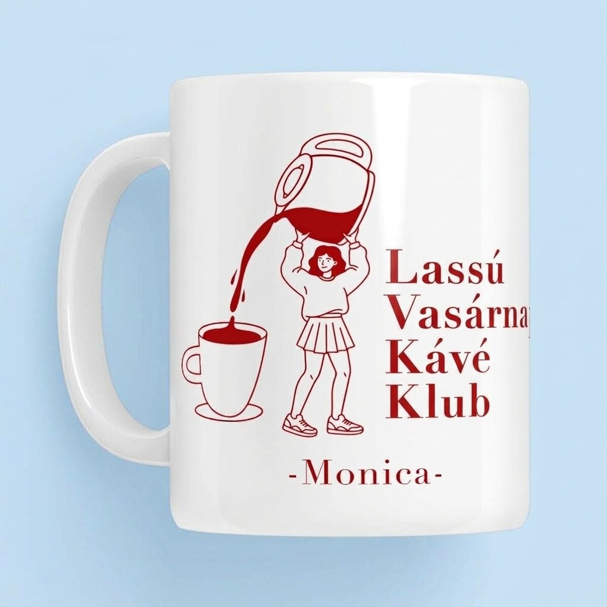 Személyre szabott, feliratos bögre – Coffee Club