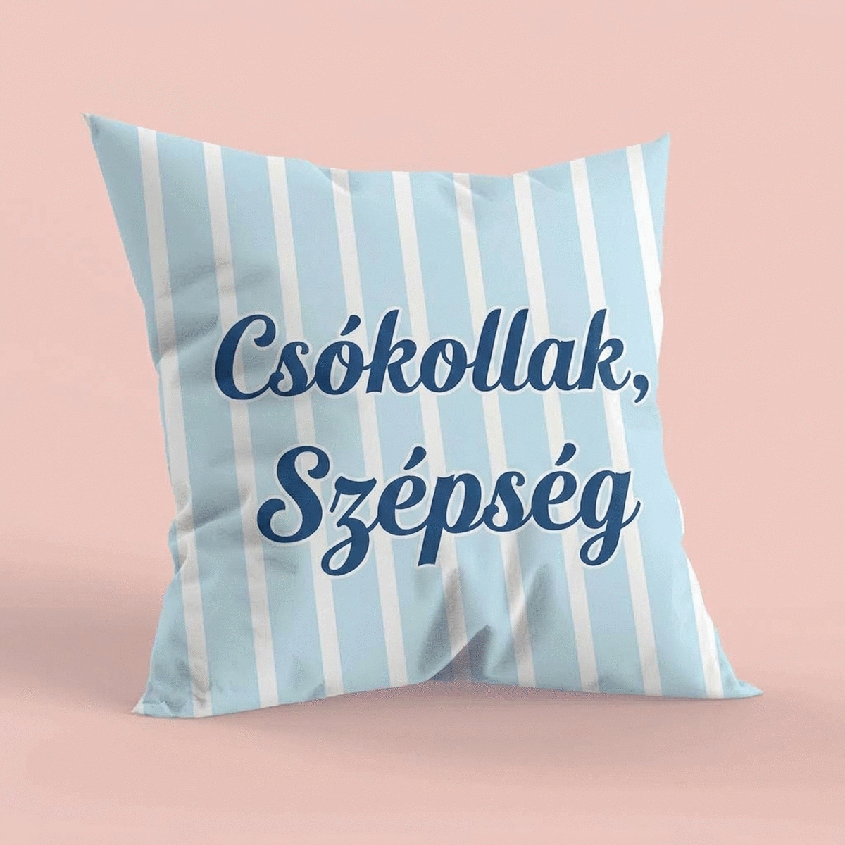 Személyre szabott, felirattal ellátott párna
