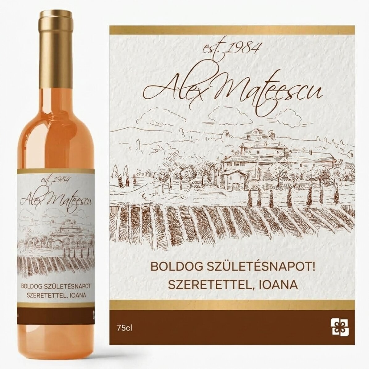Személyre szabott bor - prémium évjárat