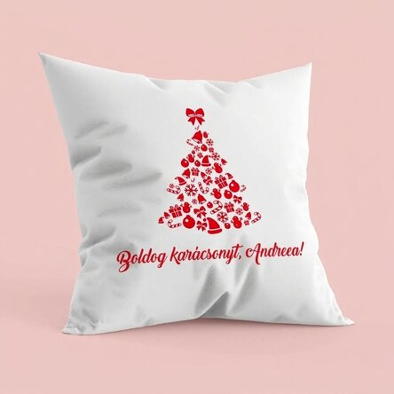 Személyre szabott párna - Boldog karácsonyt!