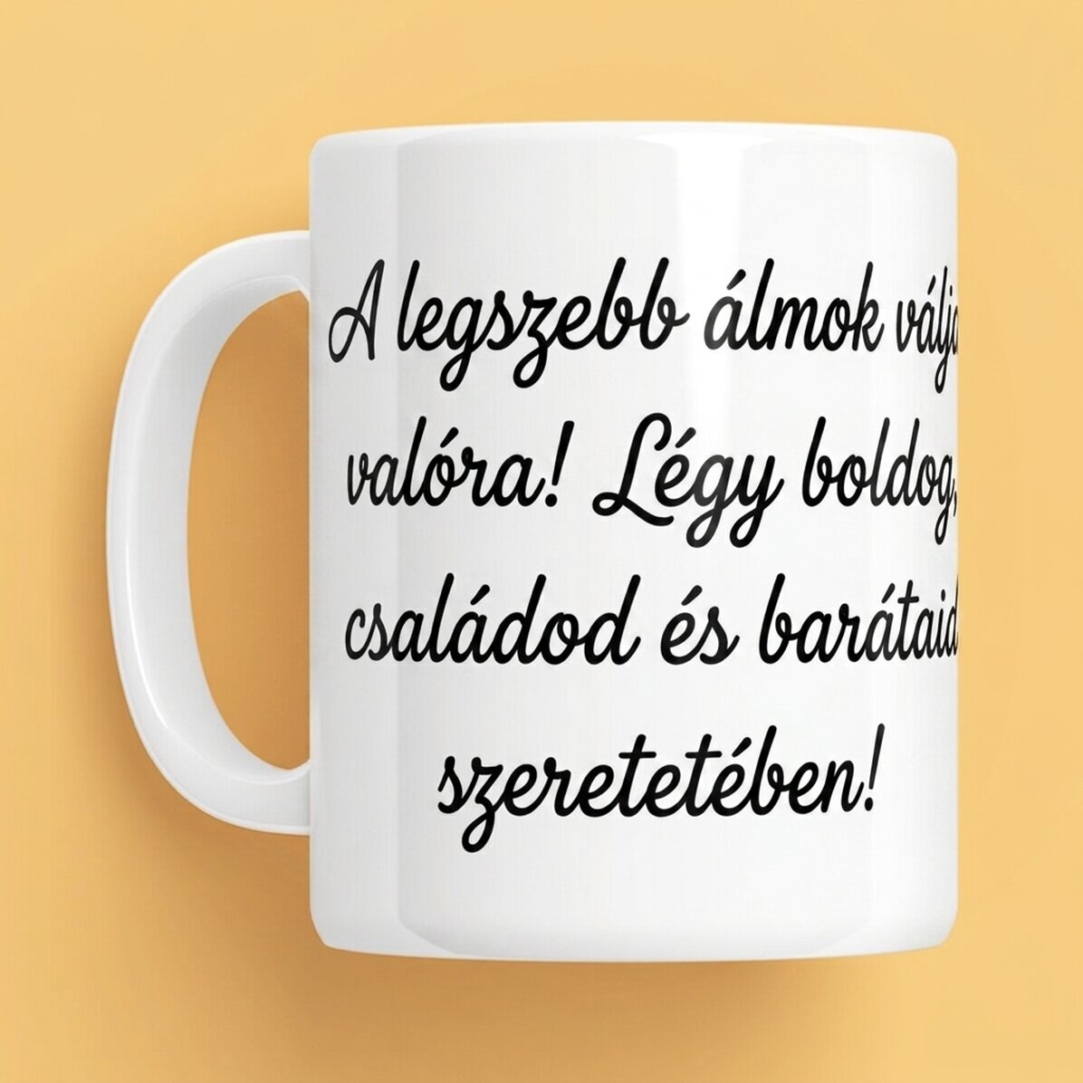 Személyre szabott bögre szöveggel