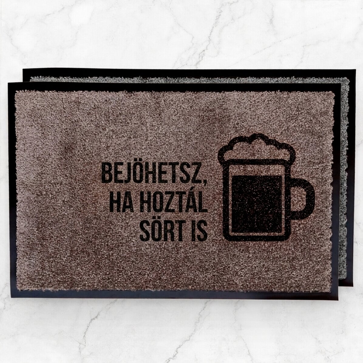 Személyre szabott beltéri bejárati szőnyeg - Sör