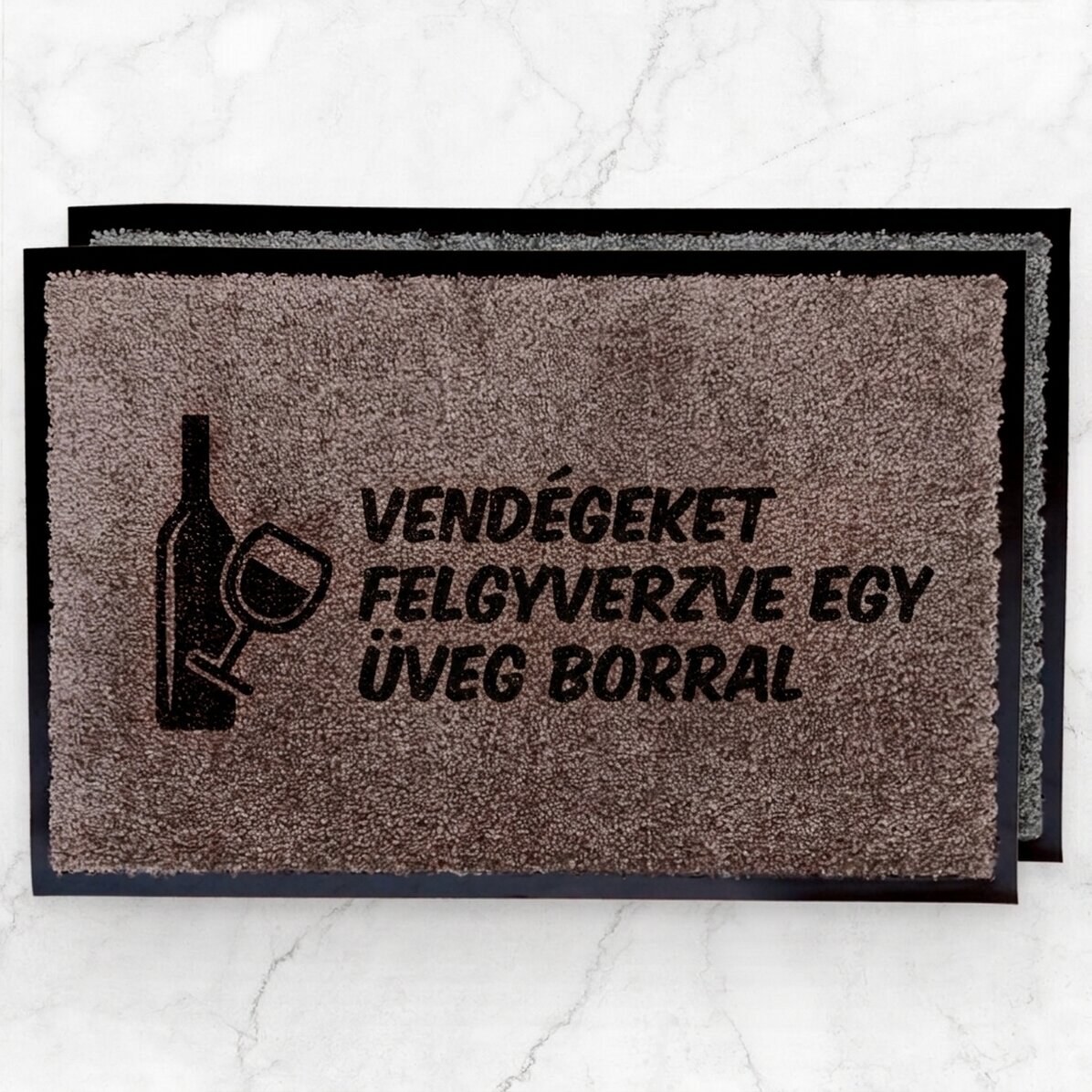 Személyre szabott beltéri bejárati szőnyeg - Bor
