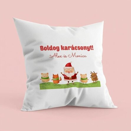 Személyre szabott párna - Mikulás