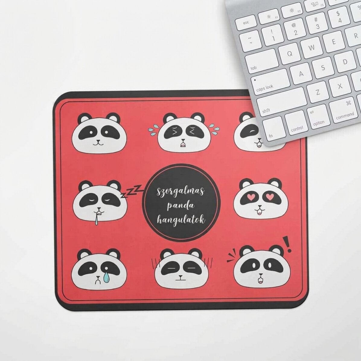 Személyre szabott egérpad szöveggel - Panda
