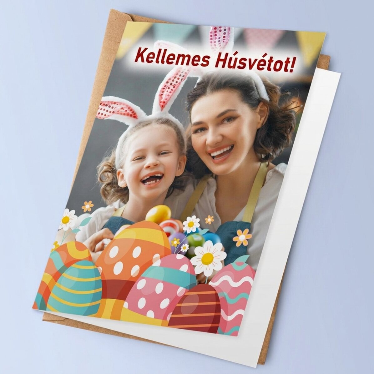 Személyre szabott fotókártya – Boldog húsvétot!