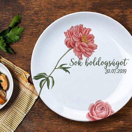 Személyre szabott tábla szöveggel - Esküvő