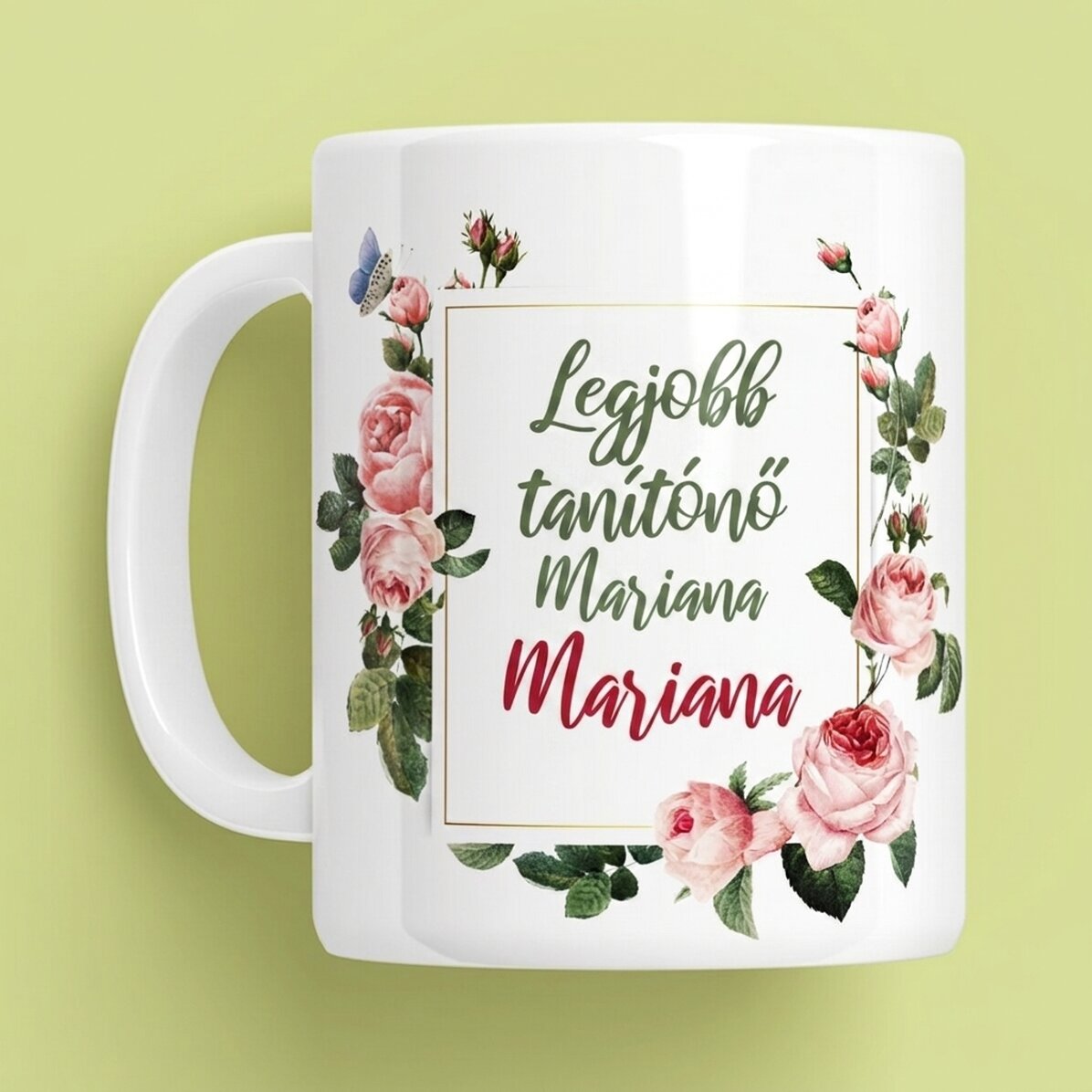 Személyre szabott bögre szöveggel - Legjobb tanár