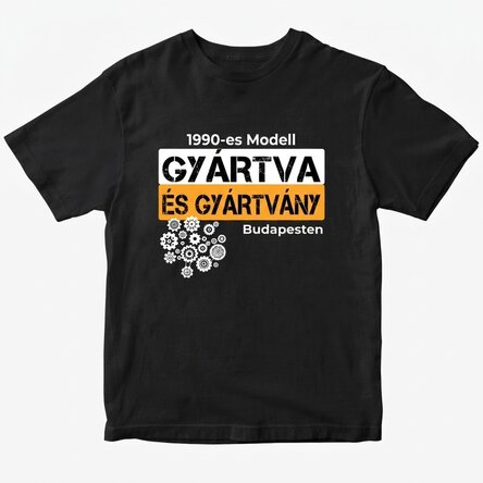 Személyre szabott póló - modell Gyártási év