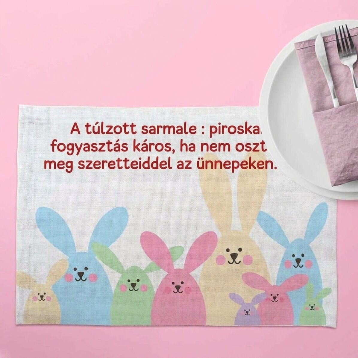 Személyre szabott rendszámtábla tartó - Üzenet