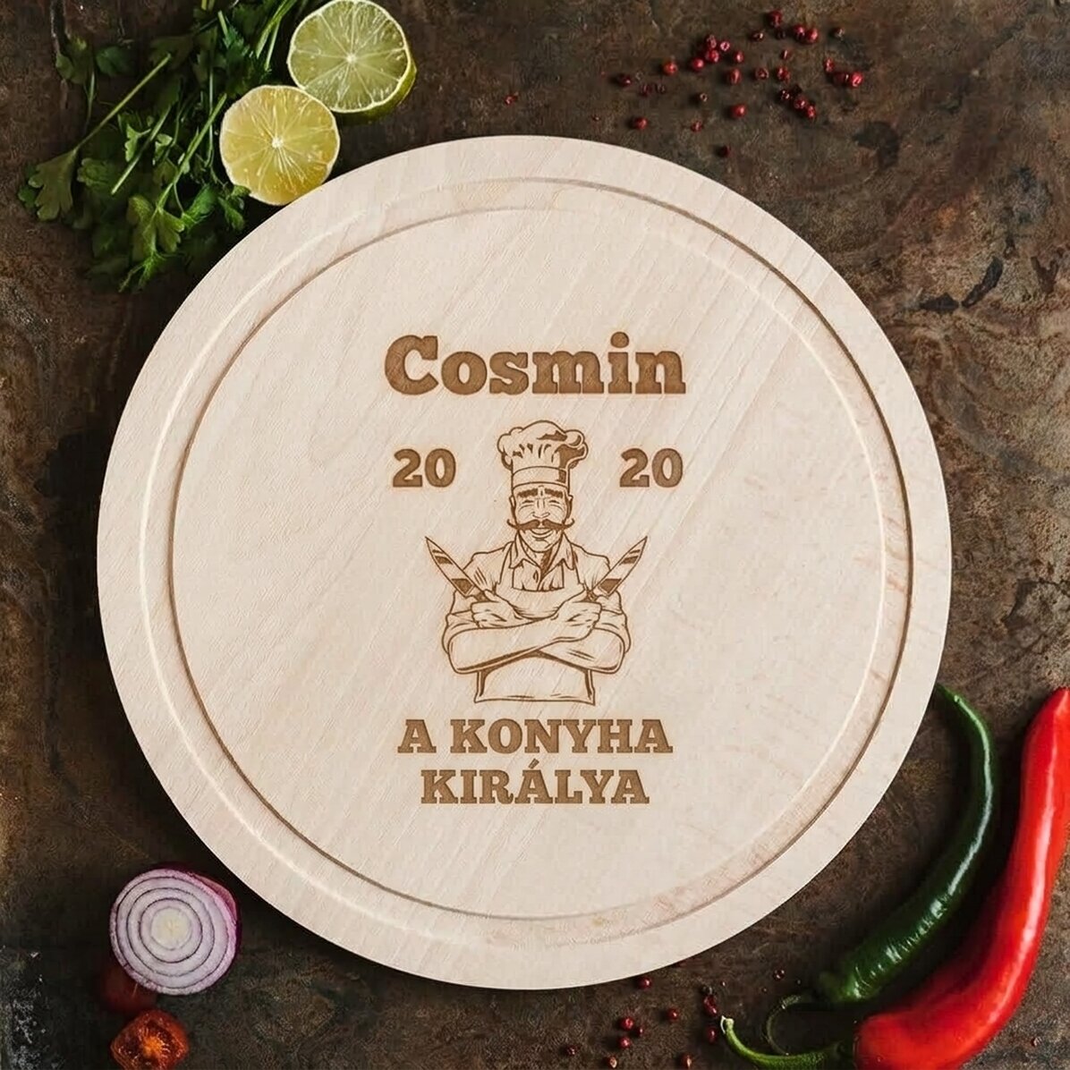 Személyre szabott kerek aprító - A konyha királya