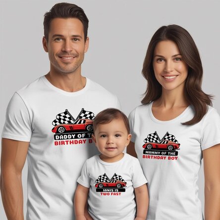 Tricou din bumbac pentru copii/adulți personalizat - Aniversare