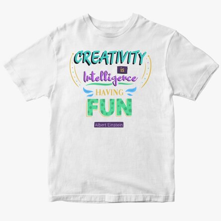 Tricou din bumbac pentru copii personalizat - Creativity