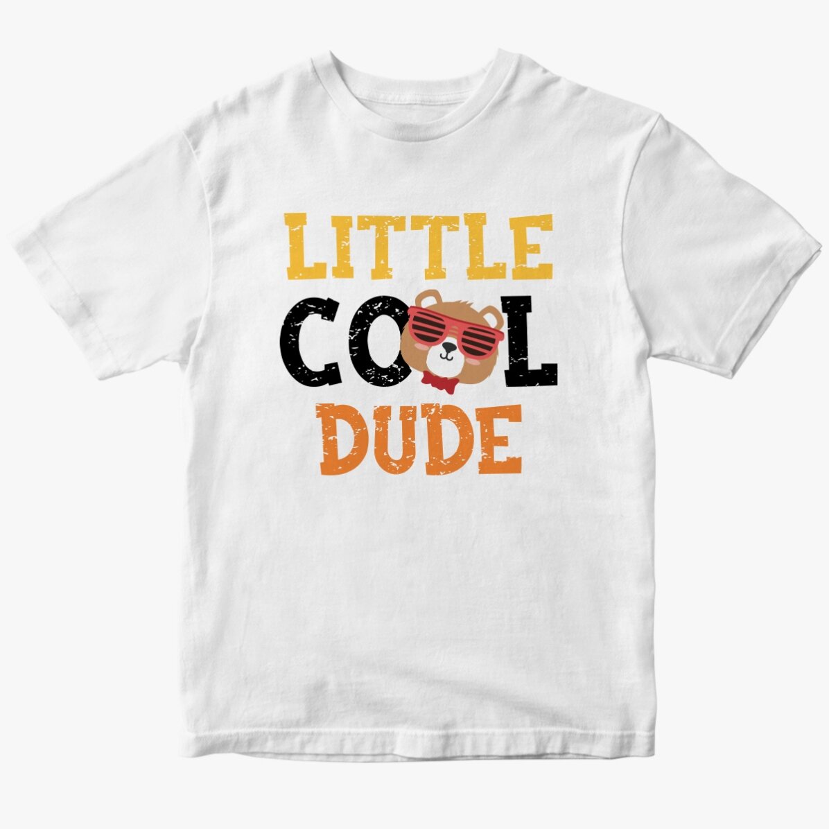 Tricou din bumbac pentru copii personalizat - Little cool dude