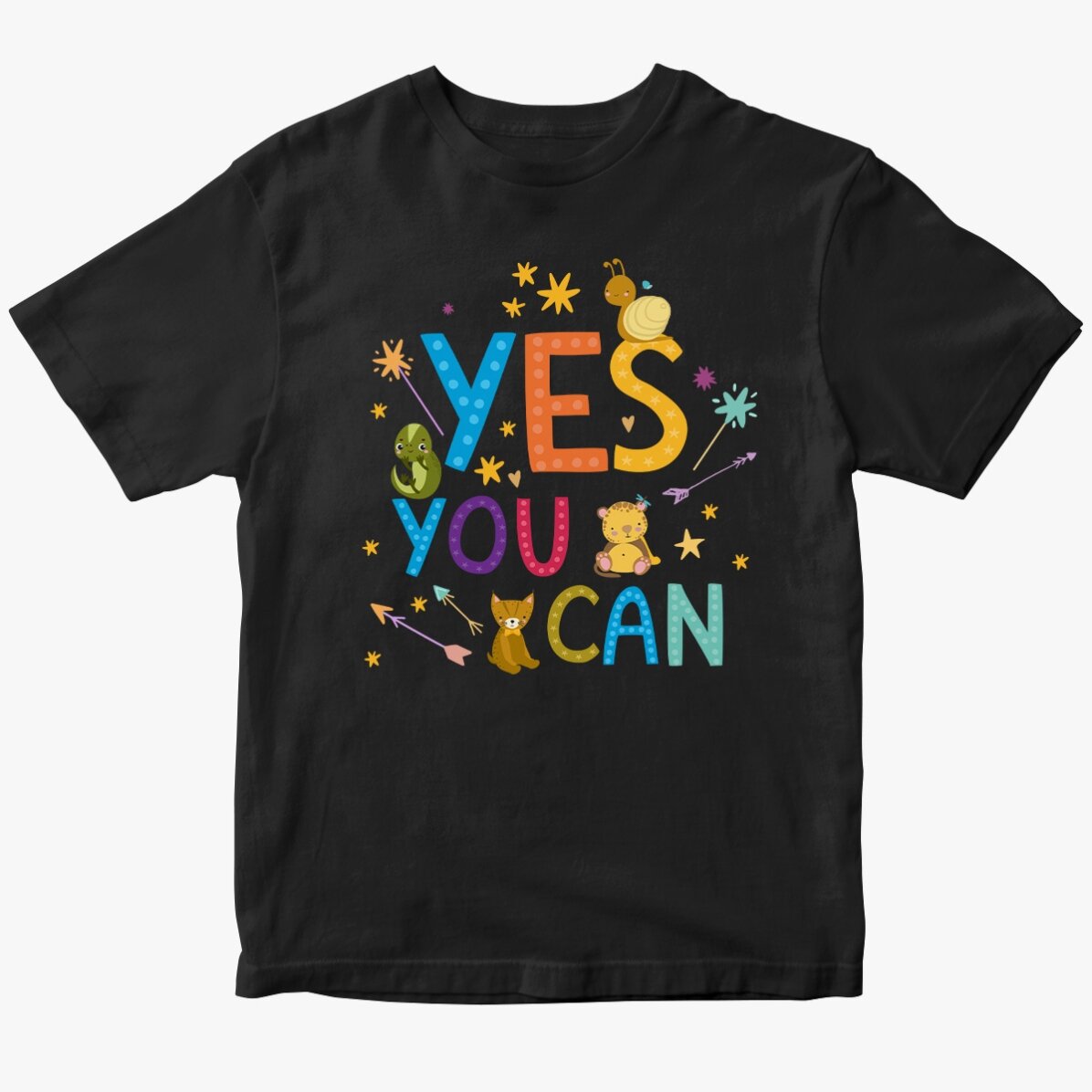 Tricou din bumbac pentru copii personalizat - Yes, you can