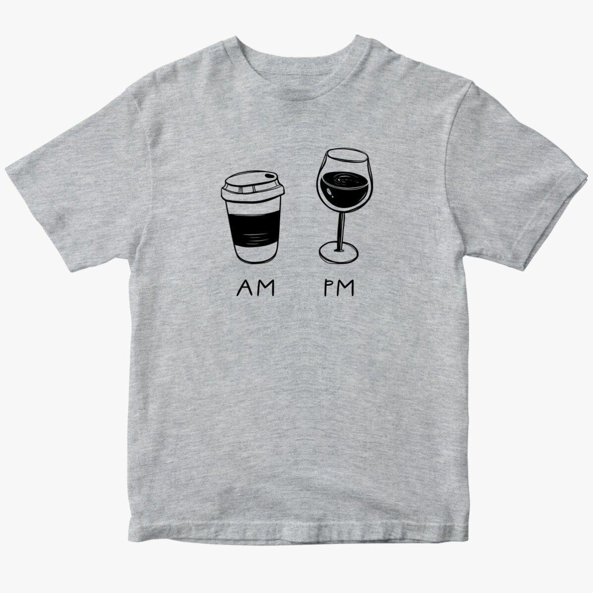 Tricou din bumbac personalizat - AM/PM