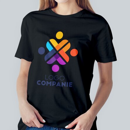 Tricou din bumbac personalizat cu logo