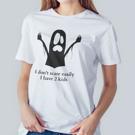 Tricou din bumbac personalizat cu mesaj - Ghost