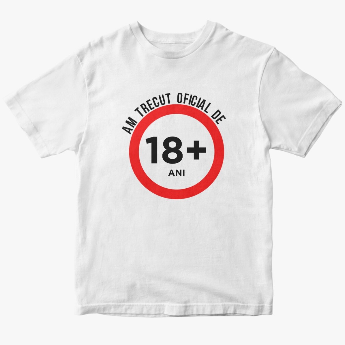 Egyedi pamut póló szöveggel - 18 éves