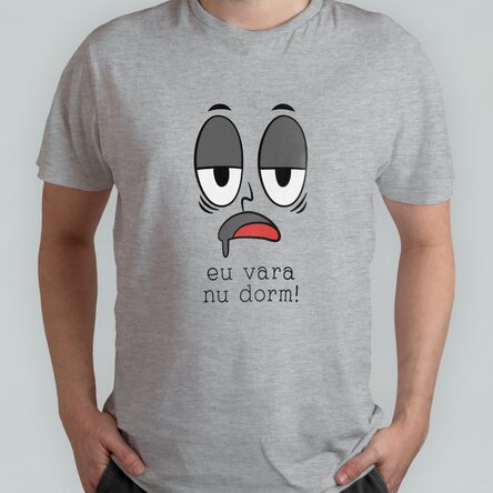 Tricou din bumbac personalizat cu text - Eu vara nu dorm!