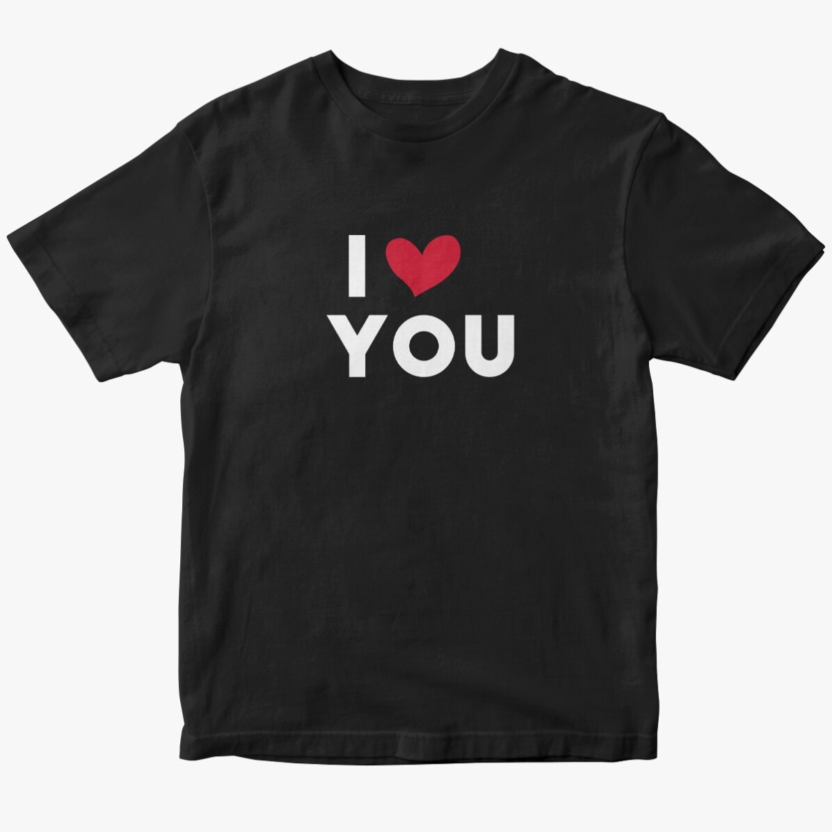Egyedi pamut póló szöveggel - I love...