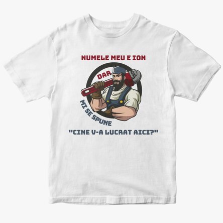 Egyedi pamut póló szöveggel - Plumber