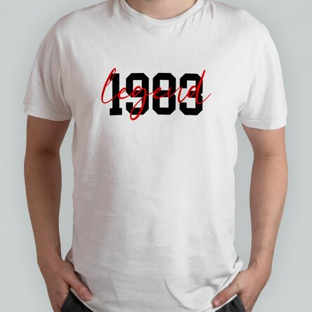 Tricou din bumbac personalizat cu text - Legend