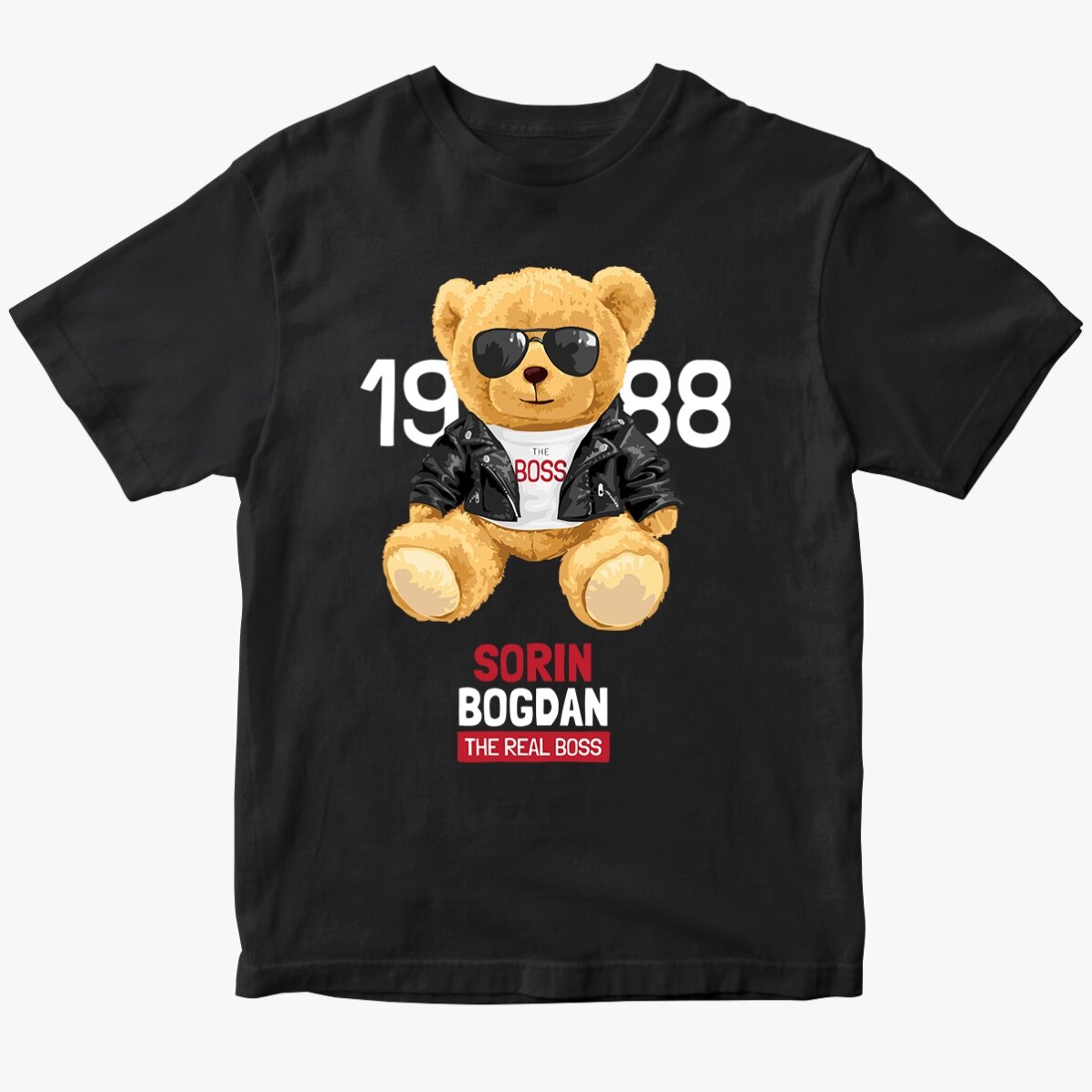 Egyedi pamut póló szöveggel - Like a boss