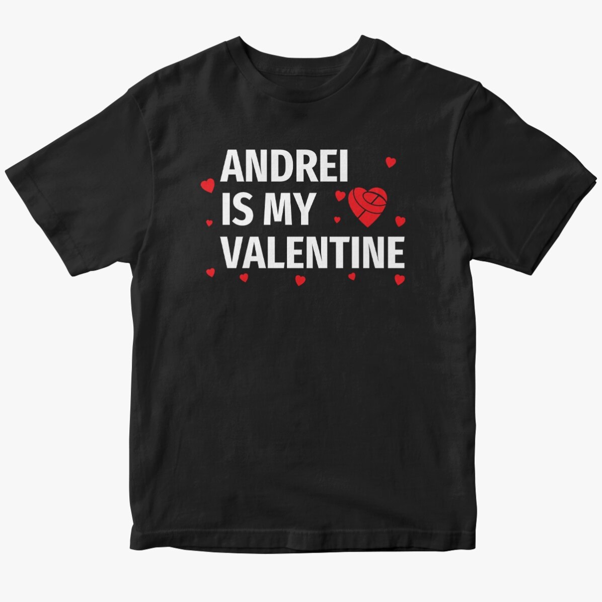 Egyedi pamut póló szöveggel - My Valentine