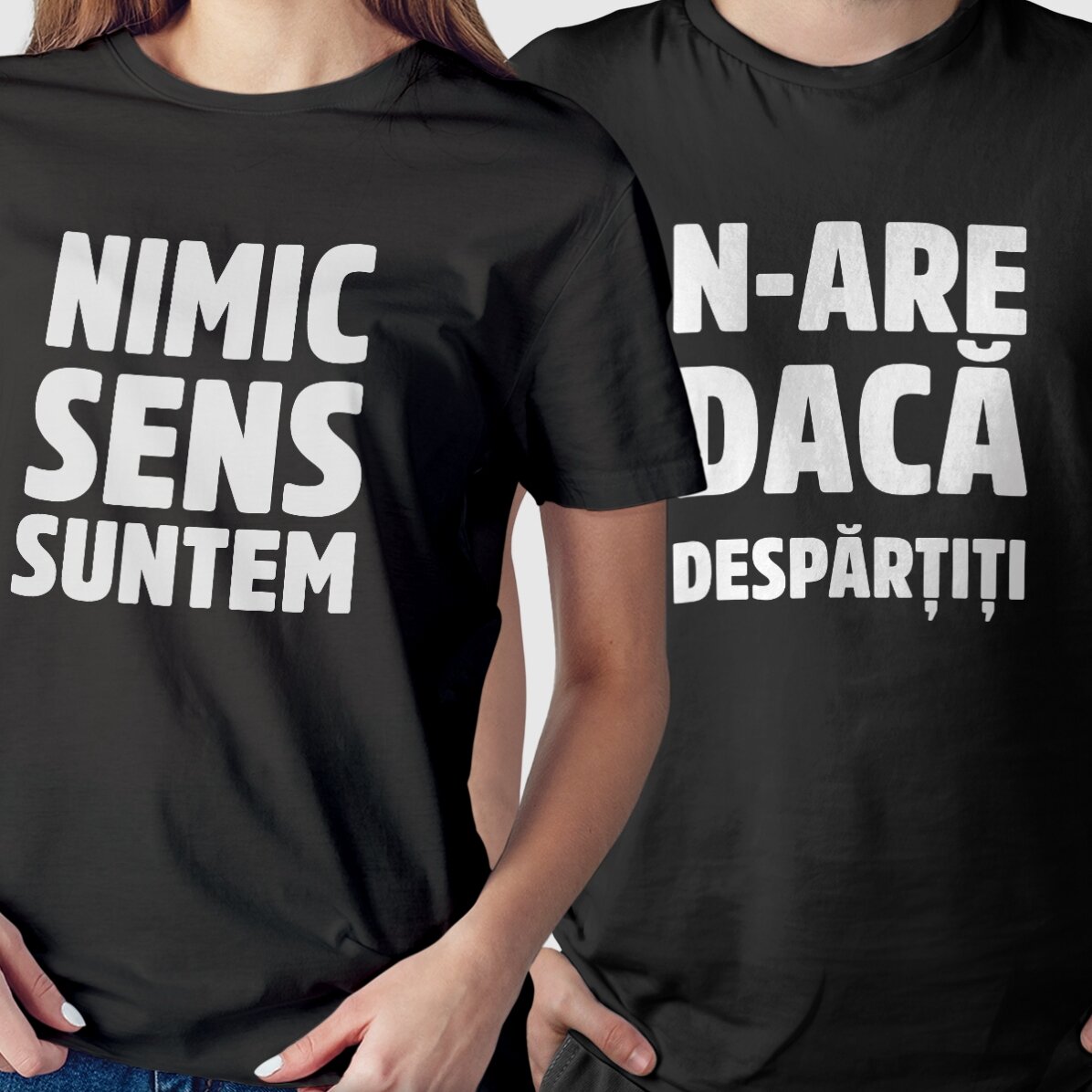 Tricou din bumbac personalizat cu text - Nimic n-are sens