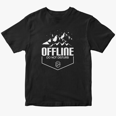 Egyedi pamut póló szöveggel - Offline