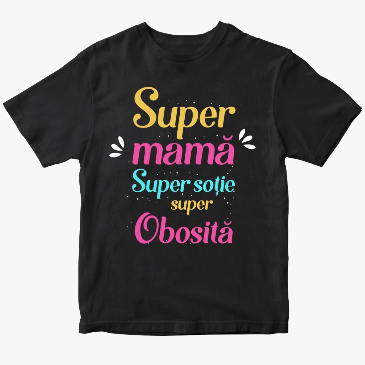 Egyedi pamut póló szöveggel - Szuper anya