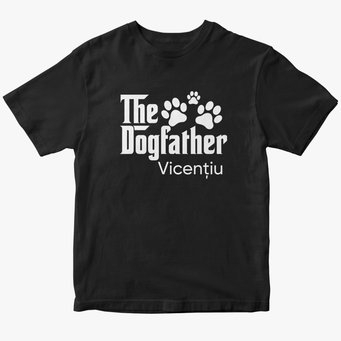 Egyedi pamut póló szöveggel - The Dogfather