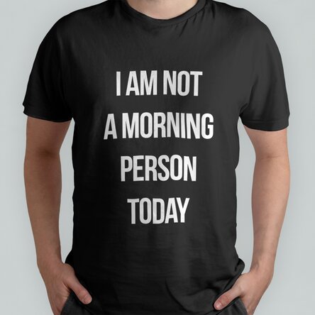 Tricou din bumbac personalizat cu text