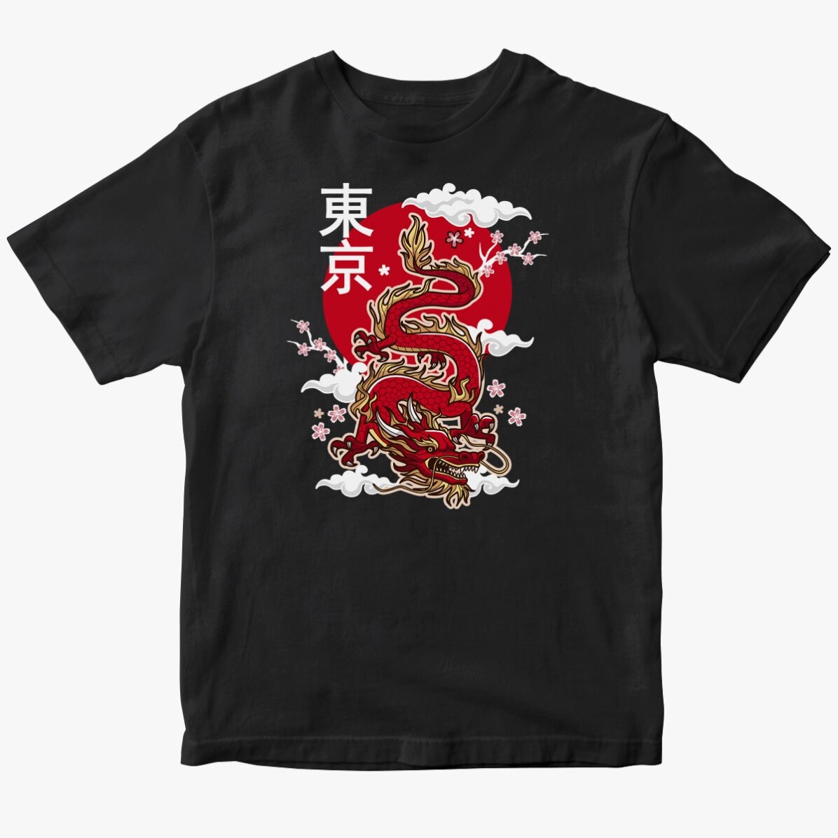 Tricou din bumbac personalizat - Dragon