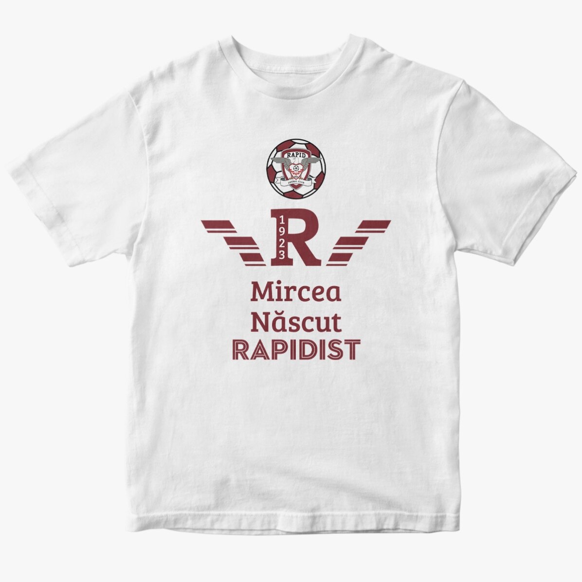 FC Rapid 1923 egyedi pamut póló szöveggel – Born Rapidist