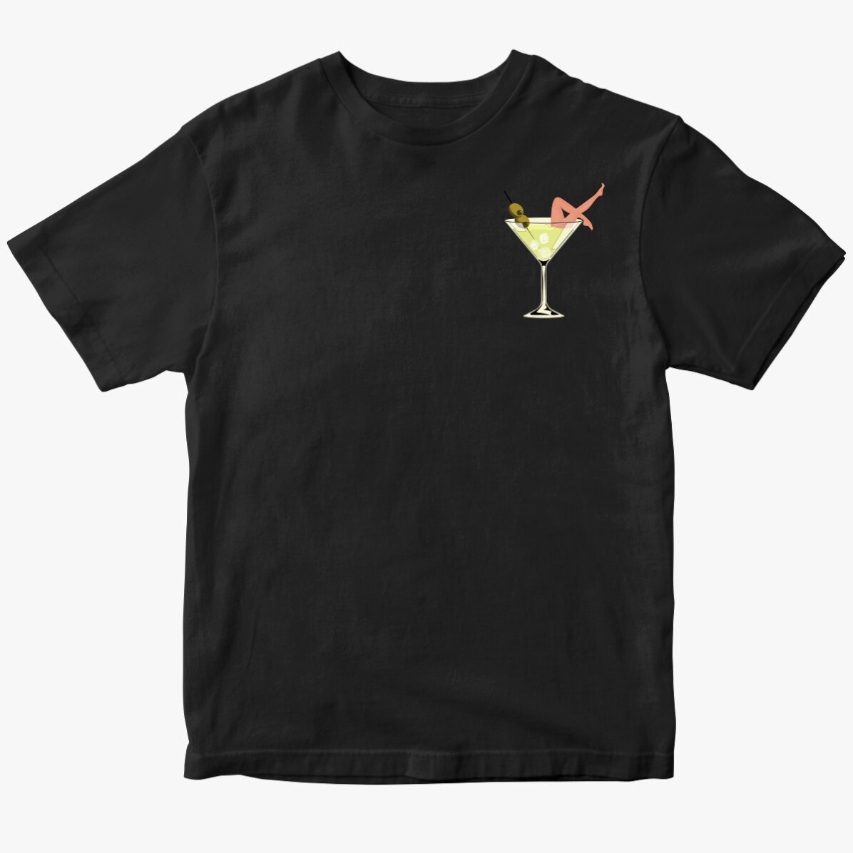 Tricou din bumbac personalizat - Martini legs