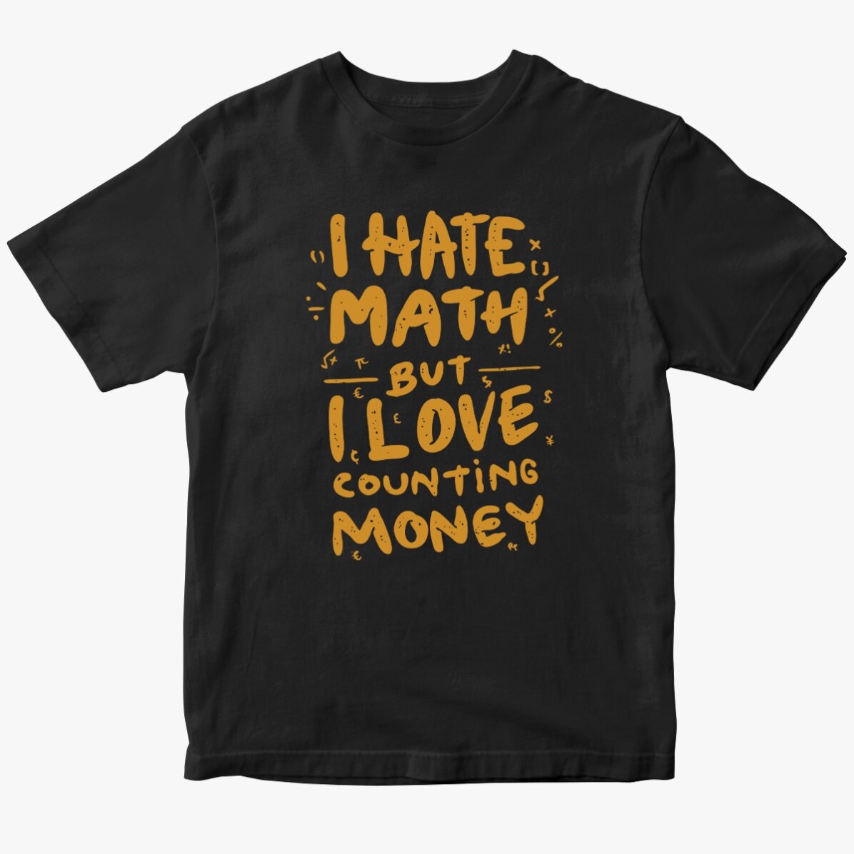 Tricou din bumbac personalizat - Counting money
